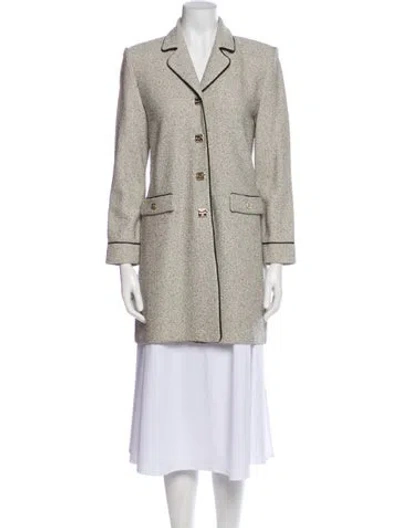 Pre-owned St John Peacoat In Neutral