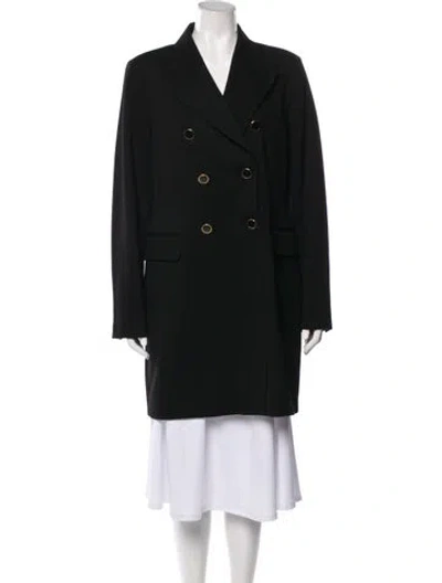 Pre-owned St John Peacoat W/ Tags In Black