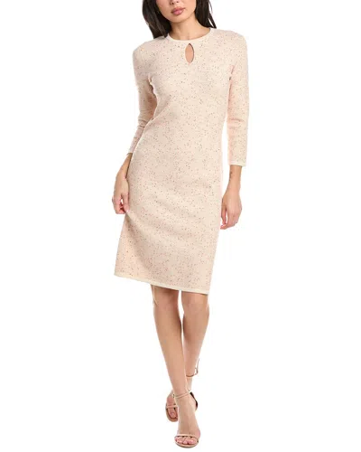 St John St. John Pebble Dash Knit Midi Dress In Neutral