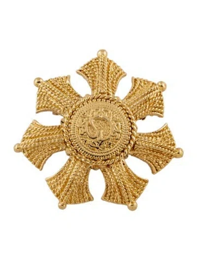 Pre-owned St John Pin Brooch In Multicolor