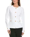 St John St. John Pique Day Jacket In White