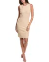 St John St. John Pique Knit Midi Dress In Brown