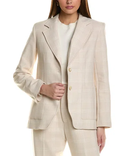 St John Plaid Jacket In Multi