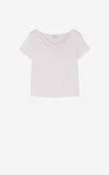 St John Polished Stretch Cowl Neck Top In Prms
