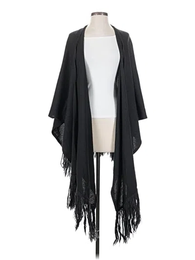 Pre-owned St John Poncho In Black