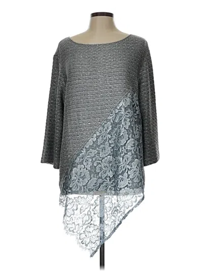 St John Poncho In Gray