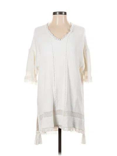 Pre-owned St John Poncho In White