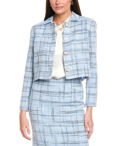 ST JOHN PRINCE OF WHALES PLAID JACKET