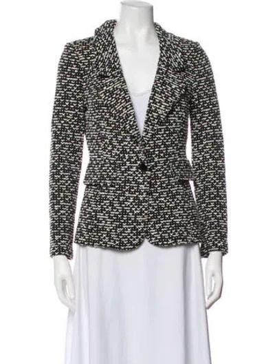 Pre-owned St John Printed Blazer In Multi