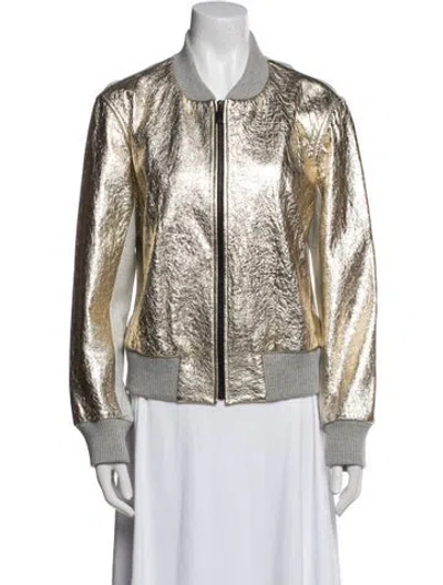 Pre-owned St John Printed Bomber Jacket In Multi