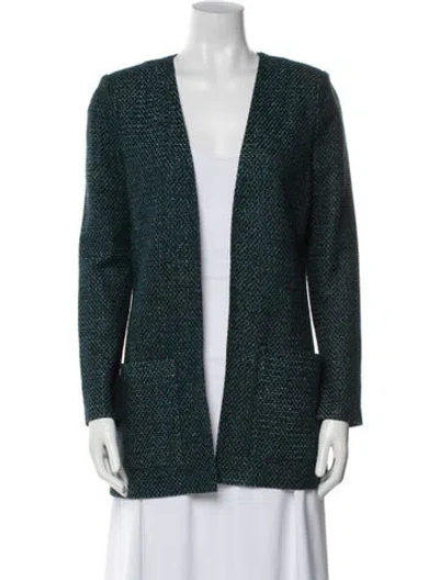 Pre-owned St John Printed Evening Jacket In Multi