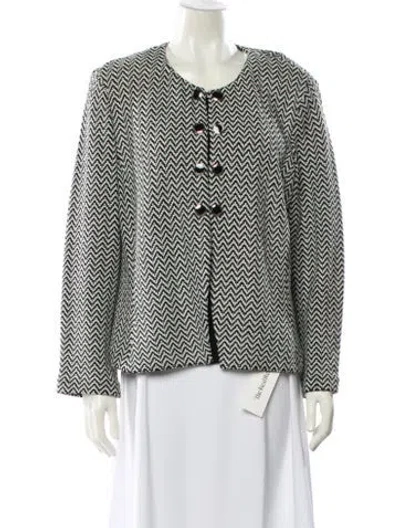 Pre-owned St John Printed Evening Jacket In Multi