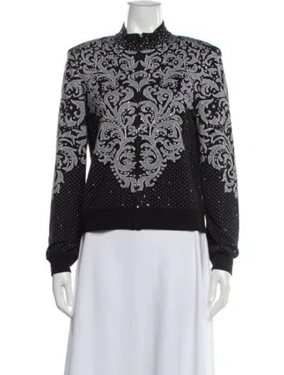 Pre-owned St John Printed Evening Jacket In Multi