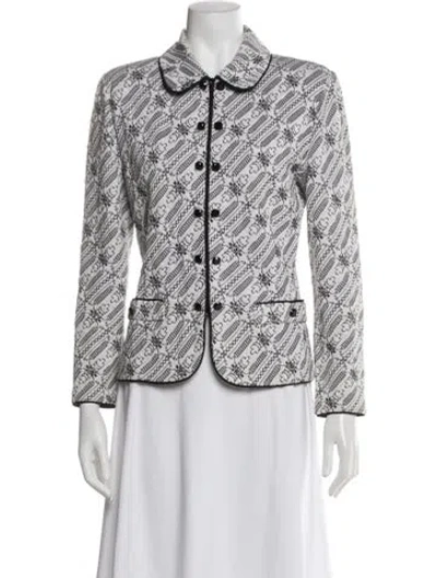 Pre-owned St John Printed Jacket In Multi