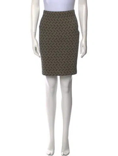 Pre-owned St John Printed Knee-length Skirt