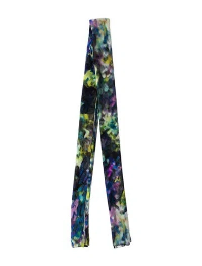 Pre-owned St John Printed Scarf In Multi
