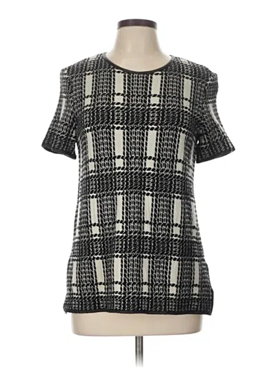 Pre-owned St John Short Sleeve T-shirt In Black