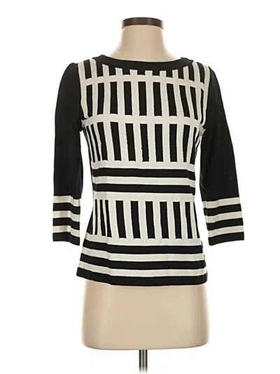 Pre-owned St John Pullover Sweater In Black