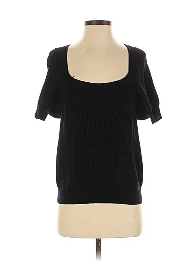 Pre-owned St John Pullover Sweater In Black