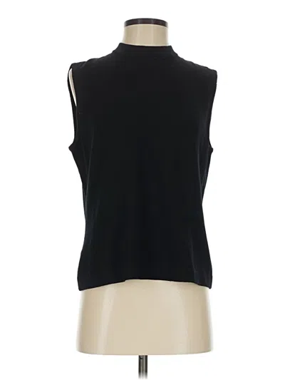 Pre-owned St John Pullover Sweater In Black