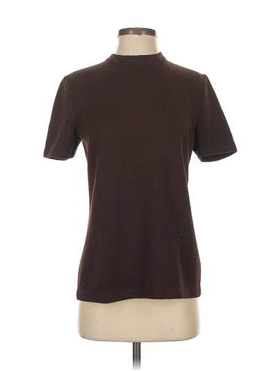 Pre-owned St John Pullover Sweater In Brown