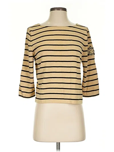 Pre-owned St John Pullover Sweater In Gold