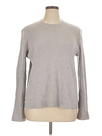 Pre-owned St John Pullover Sweater In Gray