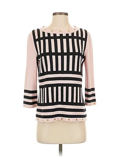 Pre-owned St John Pullover Sweater In Pink