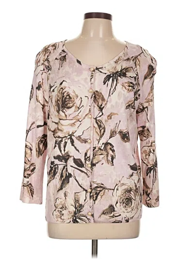 Pre-owned St John Pullover Sweater In Pink