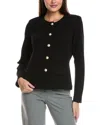 St John St. John Punto Riso Knit Jacket In Black