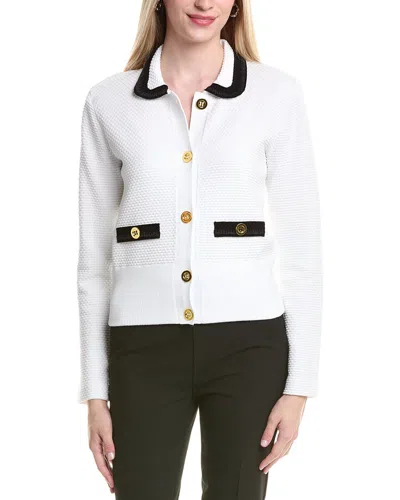 ST JOHN PUNTO RISO KNIT JACKET
