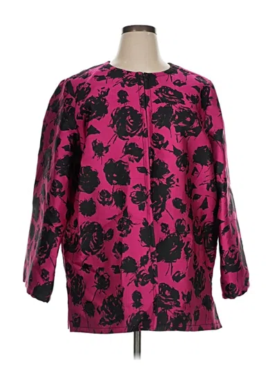 Pre-owned St John Raincoat In Pink