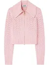St John Re Edition Chevron Skirt In Pink