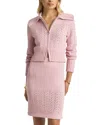 St John Re Edition Chevron Skirt In Celi