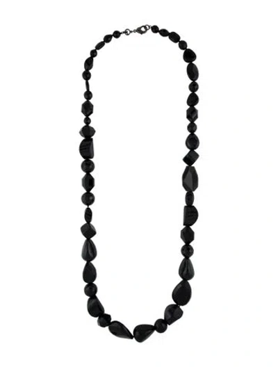 Pre-owned St John Resin Bead Necklace, 38.25" In Multi