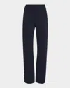 St John St. John Collection 'jennifer' Crepe Marocain Ankle Pants In Midn