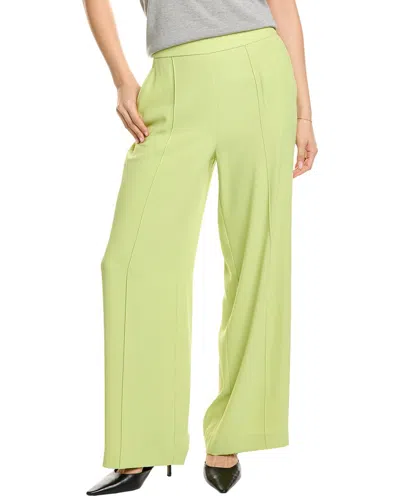 St John St. John Satin Back Cady Pant In Green