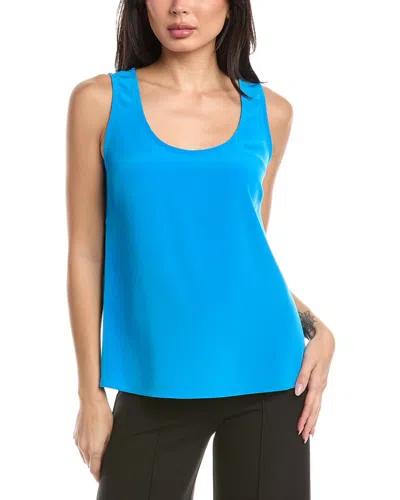 St John St. John Satin Back Cady Top In Multi