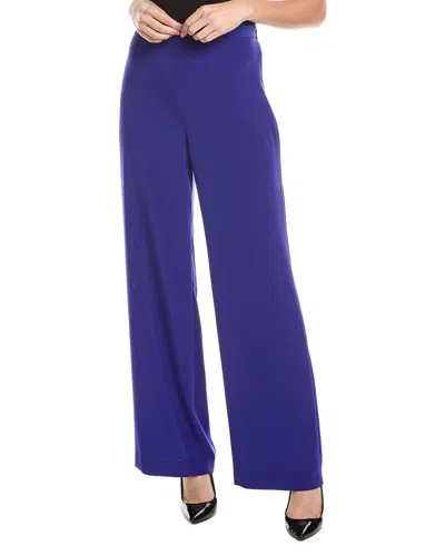 St John St. John Satin Pant In Blue