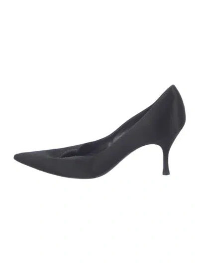Pre-owned St John Satin Pumps In Blue