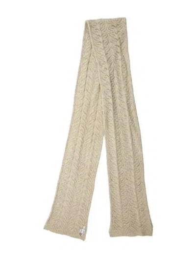 Pre-owned St John Scarf In Neutral