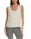 St John Liquid Satin Tank Top In White