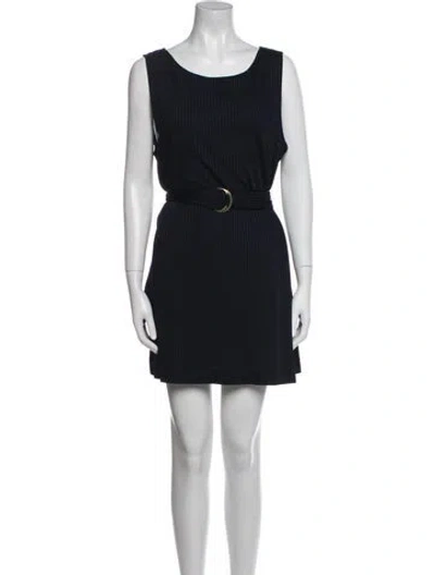 Pre-owned St John Scoop Neck Sleeveless Tunic In Multi