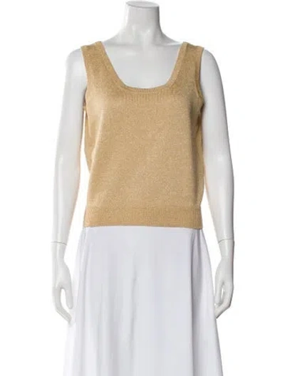 Pre-owned St John Scoop Neck Sweater