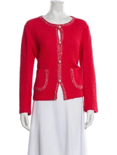 Pre-owned St John Scoop Neck Sweater