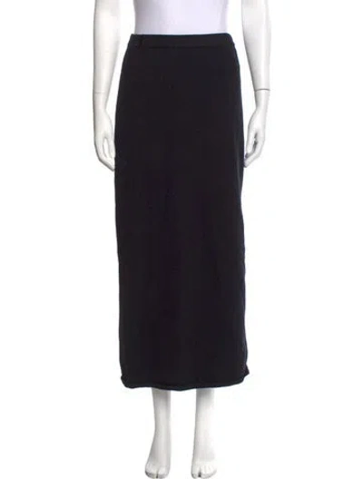 Pre-owned St John Sequin Embellishments Long Skirt In Black