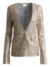 St John Sequin Jacket In Neutral