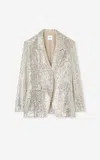 St John Sequin Knit Jacket In Chpg