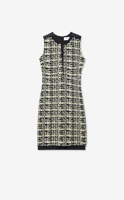 St John St. John Wool-blend Mini Dress In Black