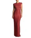 ST JOHN SEQUINED EVENING GOWN